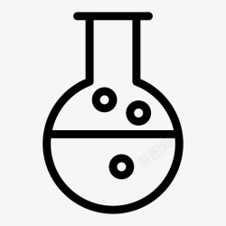 生态实验实验室烧杯能量图标高清图片