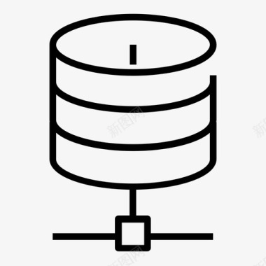 行发行存储数据库搜索引擎优化图标图标