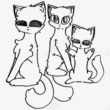 小猫猫家人图标图标