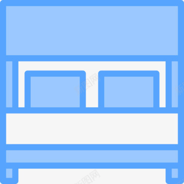 家具卧室10蓝色图标图标