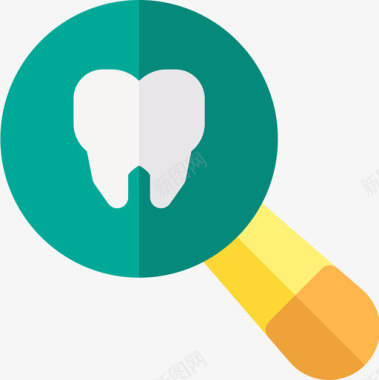 01搜索图标搜索牙医32扁平图标图标