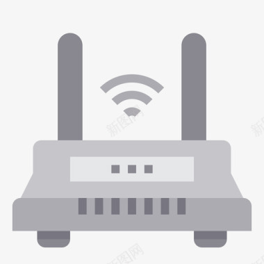 路由器路由器小工具11扁平图标图标