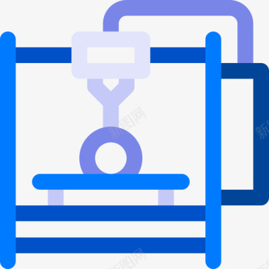 3d小人设计素材3d打印机打印基本线性颜色图标图标