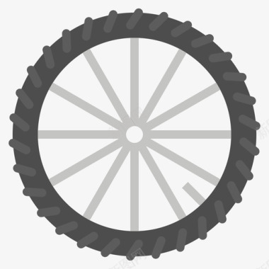 大小轮自行车27号自行车平轮图标图标