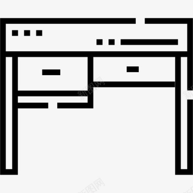 民国室内书桌室内15线性图标图标