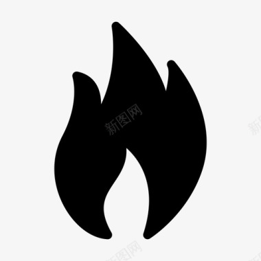 火焰燃烧火图标图标