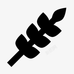 庄稼标志小麦秋天庄稼图标高清图片