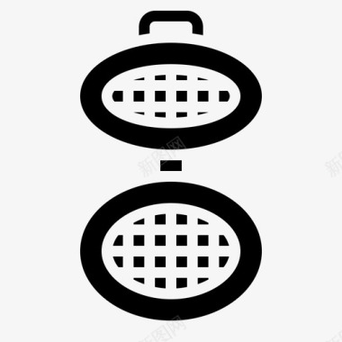 华夫饼烤箱家电图标图标