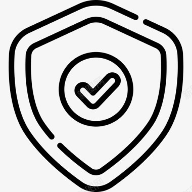 公共标识安全安全防护罩销售33线性图标图标