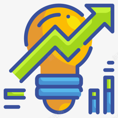 icon更多理念商业创新线条色彩图标图标