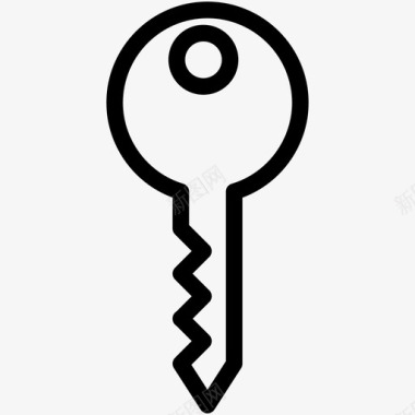 公共标识安全钥匙安全图标图标