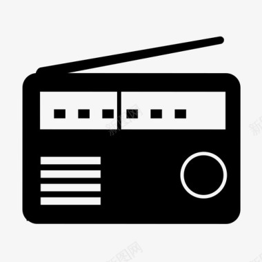 收音机调频收音机乐器图标图标