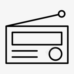 无线电子技术无线电通讯听图标高清图片