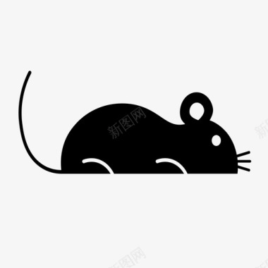 生物学老鼠动物生物学图标图标