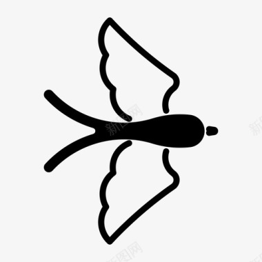 燕子动物鸟图标图标