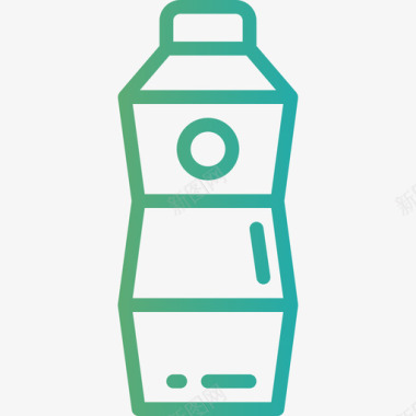 运动小人图标矢量素材水瓶运动69梯度图标图标