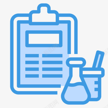 研究物质研究化学36蓝色图标图标