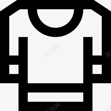 T恤橄榄球4直纹图标图标