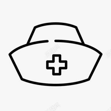 护士帽健康护士图标图标