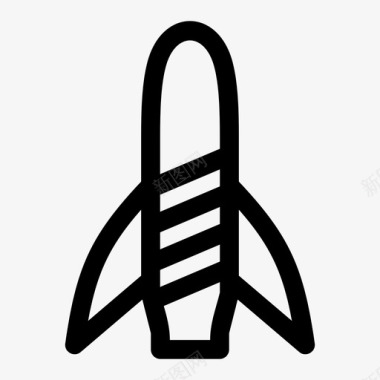 火箭卫星飞船火箭轨道宇宙飞船图标图标