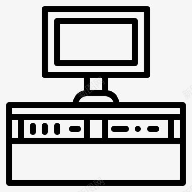 家装室内电视室内手表图标图标