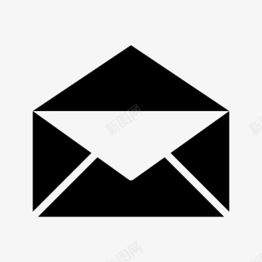 购物留言信封信件图标图标