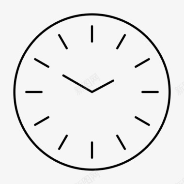 时间流逝时间清洁时钟图标图标