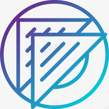 三明治食物127梯度图标图标