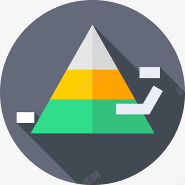形状图金字塔图分析11平面图图标图标