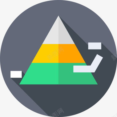 平面图矢量金字塔图分析11平面图图标图标