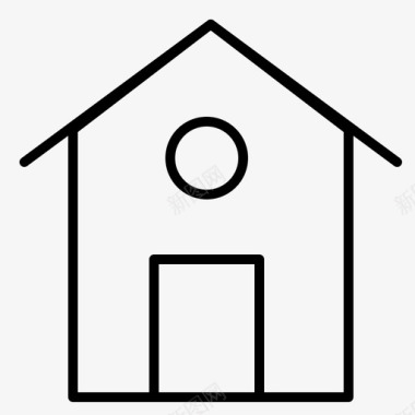 福字建筑住宅建筑房屋图标图标