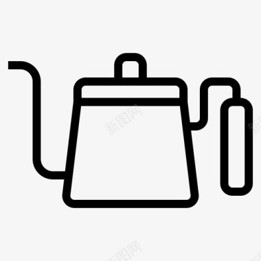 洒水壶水壶商务咖啡图标图标