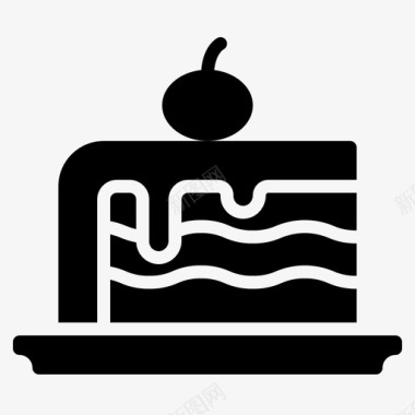 蛋糕块庆祝派对2填充图标图标