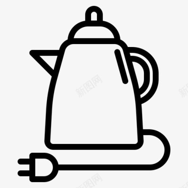 洒水壶水壶电器图标图标