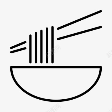 拉面碗日本食品图标图标