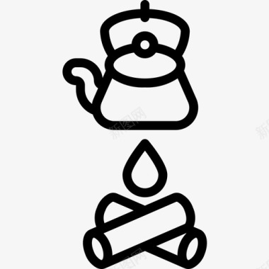 洒水壶水壶感恩节52直系图标图标