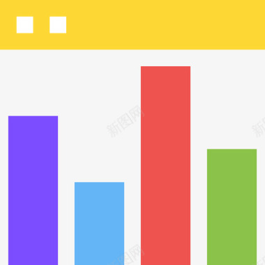 条形图统计图和图表2平面图图标图标