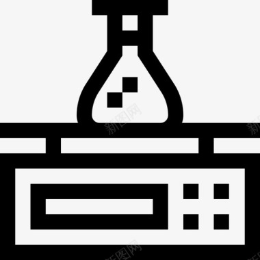 人群比例比例实验室16线性图标图标