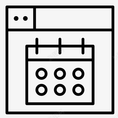 网页new图标网页日历日期图标图标