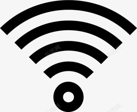 WiFi无线WiFi网络无线连接互联网图标图标