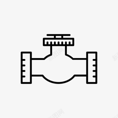 阀门旋塞阀控制气体图标图标
