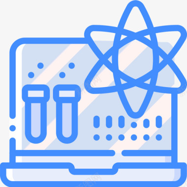 科学分析数据科学14蓝色图标图标