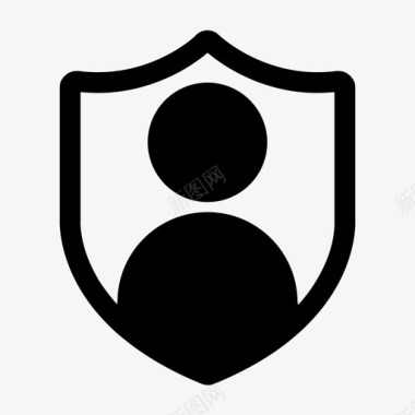 公共标识安全帐户头像安全图标图标