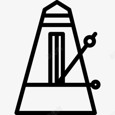 腾讯音乐图标节拍器音乐66线性图标图标