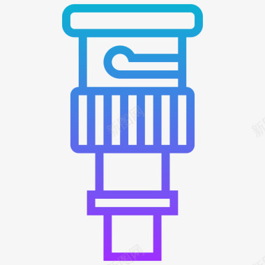 矢量连接器连接器连接器类型3渐变图标图标