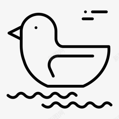 鸭鸭加拿大河图标图标