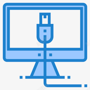蓝色图标计算机计算机和网络2蓝色图标图标