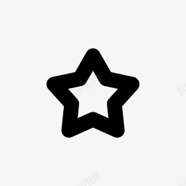 绿星星用户界面图标图标