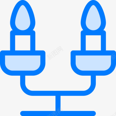 蜡烛瑞典2蓝色图标图标