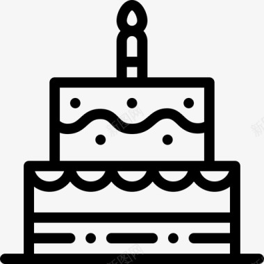 生日蛋糕93岁宝宝直系图标图标